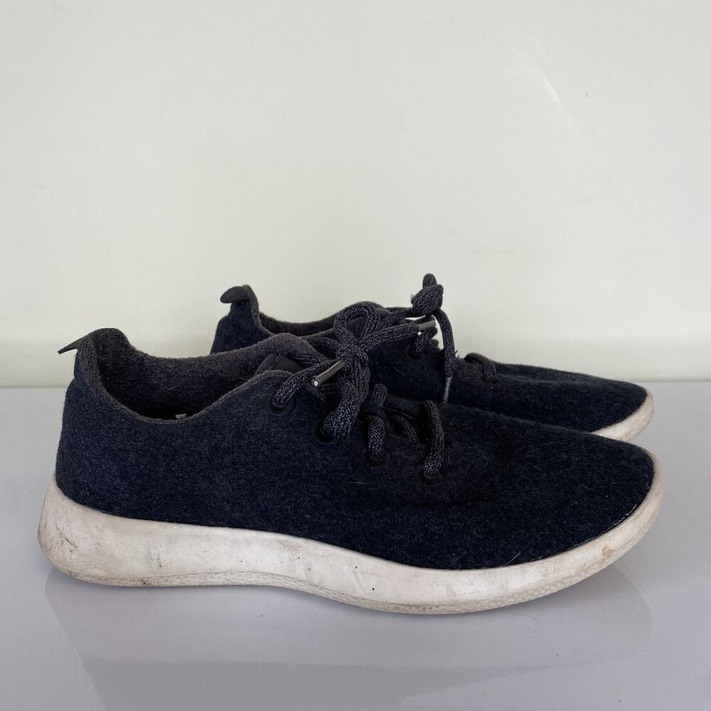 Allbirds Wool Runner WR Merino Running Shoes Womens Sz 8 Charcoal Sneakers